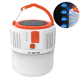 TD® Éclairage portatif de lumière de secours d'USB rechargeable solaire extérieure de lumière de camping de LED