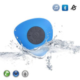 TD® Hauts Parleurs Smartphone avec Ventouse Étanchéité Garantie Imperméable Résistant aux Chocs et à l'Eau Mini Enceinte Boutons