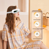 TD® Dispositif de protection des yeux de température et de pression d'air Vibration de l'affichage de l'écran Masseur des yeux