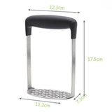 TD® Presse-purée en acier inoxydable, presse-pommes de terre manuelle ménagère, presse-purée de patates douces et patates douces