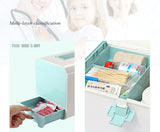 TD® boite de secours vide voiture maison professionnelle trousse entreprise rangement medicament medicale stockage organisateur