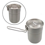 TD® 304 acier inoxydable tasse Camping en plein air pratique tasse à café 1L lumière vapeur poignée pliante Camping tasse à eau
