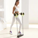 TD® Roue abdominale roue musculaire abdominale roue de fitness rouleau corde de traction appareil de fitness abdominal multifonction