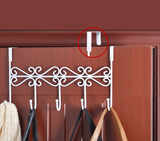 Crochet arrière et fenêtre d'art en fer  salle de bain en métal sans clou Crochet arrière de porte de type S Crochet pour vêt