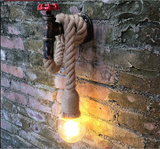 TD® Applique murale interieur style industrielle LED E27 retro Chanvre Corde Chandeli  applique lampe murale salon