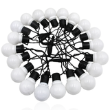 TD® Guirlande lumineuse led, guisette G50, guisette d'extérieur, guirlande de boules, fête de mariage - Modèle: WHITE 5m