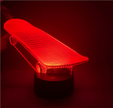 TD® Veilleuse 3D Lampe Planche À Roulettes 7 Couleur Led Veilleuses Pour Enfants Touche Led Usb Table Lampara Lampe Bébé Veilleuse V
