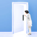 TD® Serrure d'empreintes digitales Accueil porte antivol serrure intelligente surveillance visuelle à distance automatique des yeux