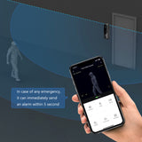 TD® Sonnette vidéo basse consommation sans fil WIFI surveillance à distance interphone vidéo intelligent surveillance visiophone vis