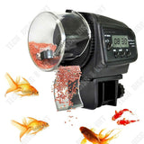 TD® Le Meilleur distributeur electrique de nourriture pour poisson aquarium combattant rouge de bassin exterieur petit programmable