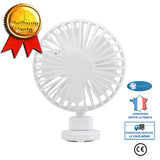 INN® Nouveau ventilateur de poussette de bébé Mini ventilateur de clip rechargeable USB portable 360 degrés Rotatin fan487