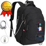 Sac à dos voyage d'affaires multifonction en tissu Oxford sac d'école pour ordinateur portable sac d'ordinateur 15,6 pouces
