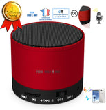 TD® Haut parleur bluetooth étanche enceinte waterproof voiture portable sans fil mini microphone lecteur MP3 noir blanc