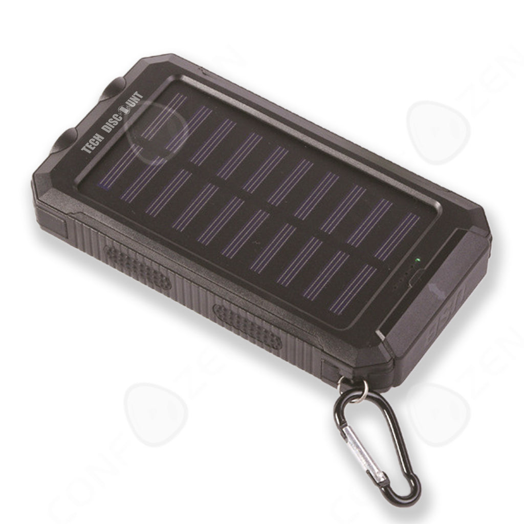 TD® 20000mAh Chargeur Batterie Externe Solaire 2-Port USB avec Dual LE –