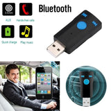 TD® Récepteur de  Voiture sans fil Bluetooth/ Kit audio AUX Récepteur Bluetooth USB Adaptateur