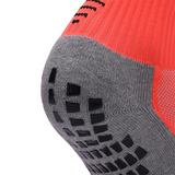 Chaussettes antidérapantes à fond épais en serviette Chaussettes de football à tube intermédiaire résistantes à l'usure