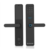 TD® Serrure d'empreintes digitales automatique maison antivol porte serrure électronique intelligente serrure de mot de passe