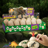 TD® Oeuf de dinosaure Excavation archéologique Tyrannosaurus Rex Simulation Modèle de dinosaure Jouets éducatifs pour enfants