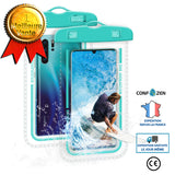 Sac étanche 99% universel extérieur téléphone portable étui étanche plongée écran tactile grand transparent natation téléphon