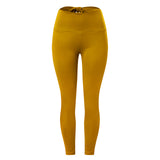 Pantalons de yoga sexy dos taille cravate nœud leggings taille haute sport femmes moulantes automne et hiver fitness femmes j