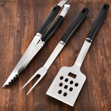 Ensemble d'outils de barbecue en acier inoxydable Grill Ensemble d'outils de barbecue en trois pièces Fourche et pelle pour b