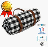Tapis de pique-nique en cuir épais sortie en plein air camping tapis résistant à l'humidité tissu de pique-nique camping rand