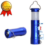 TD® Lampe Lanterne de Camping LED avec 2 fonctions Bleu et Blanc