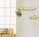Porte-manteau crochet crochet crochet birdie porte porte-clés créatif tenture murale décoration murale personnalité vêtements