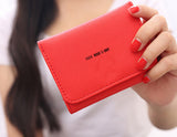 TD® Portefeuille Porte - Cartes pour Femmes Portefeuilles Détails Couronne Porte-Monnaie Rouge Tendance Couture Finitions Maitrisées