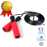 TD® Corde à sauter cordes à sauter enfants Sport exercice vitesse  gymnase maison Fitness  Modèle: Rouge