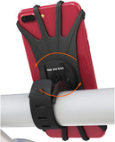 TD® Support téléphone velo guidon iphone moto appartement poussette Appuie tête portable samsung s8 sport silicone 6 pouces fixation