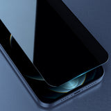 TD® Film trempé HD anti-empreintes digitales et intimité iPhone13 Pro MAX plein écran tactile sensible trou transparent