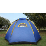 TD® Tente pour 3-4 Personnes instantanée imperméable Pop up Camping familial Randonnée Tente résistant aux UV