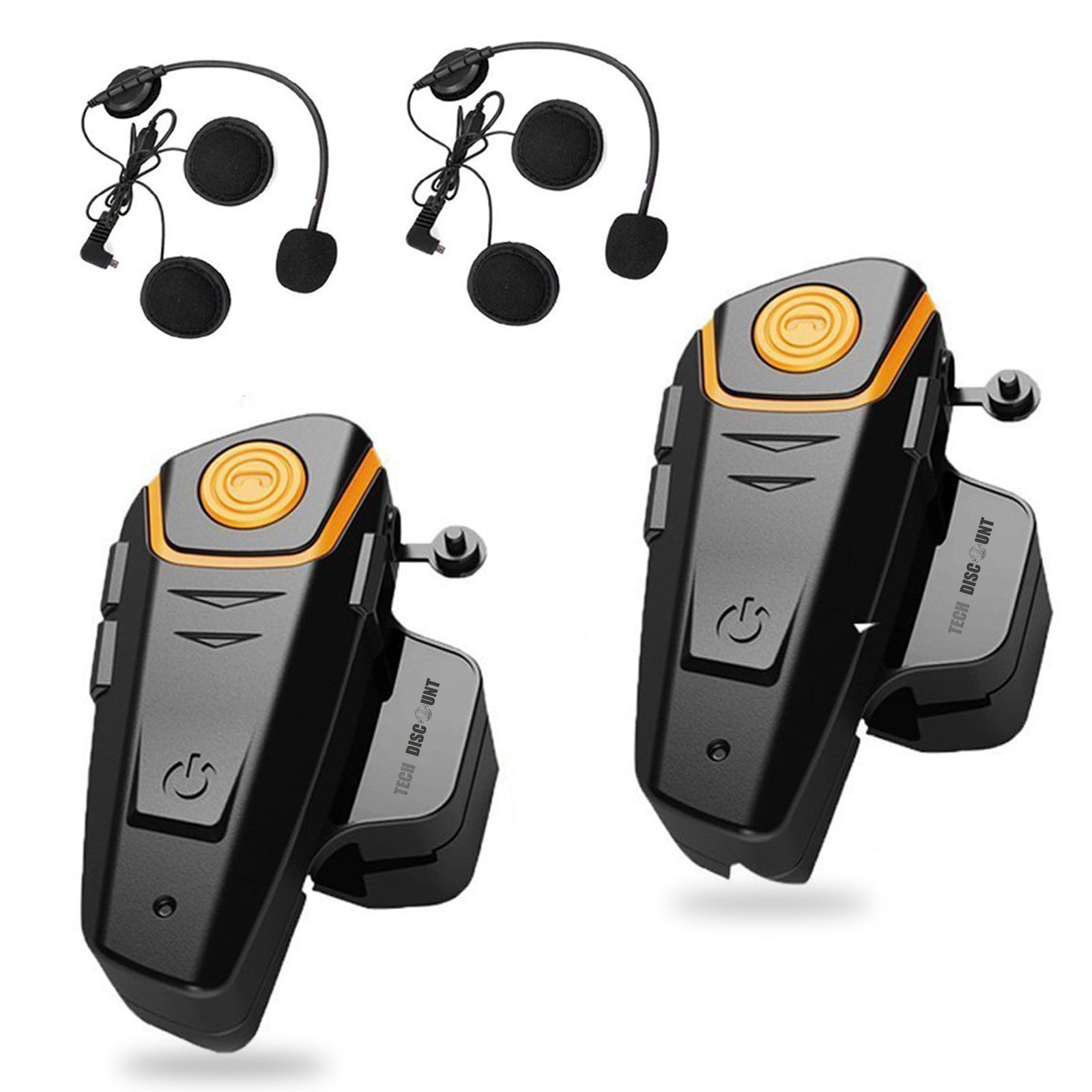 TD® Kit mains libres auto-moto voix claire communication oreillette réponse téléphone distance de transimission 800-1000 radio FM