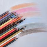 Ensemble de stylos de couleur de peau de peinture de personnage de 24 couleurs, portrait de crayon de couleur, fournitures pe