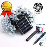 TD® Guirlande lumineuse LED cerisier Perles de lampe étanches Lumière douce Utilisation sûre 30LED 6.5 m