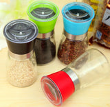 TD® Ensemble de bouteilles en verre de support d'assaisonnement rotatif, boîte de pot d'assaisonnement, fournitures de cuisine de re