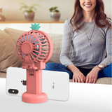 INN® Ventilateur portable ventilateur d'éclairage de poche étudiant pliable usb portable charge mini ventilateur rose