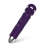 TD® Bâton de massage pour femme en silicone électrique adulte chauffant amusant avec son doux violet étanche USB charge rapide