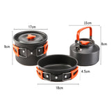 TD® Accessoire Camping, ustensile de cuisine de Camping en plein air poêle casserole cuisine ,ensemble d'ustensiles de cuisine - Typ