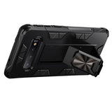 TD® Convient pour Samsung Galaxy S10 + étui de téléphone portable support de ceinture anti-chute en silicone magnétique de voiture