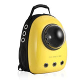 TD® Sac à Dos pour Chat Chien Animal de Compagnie Transporteur Innovant Pratique Respirant Voyage,Jaune