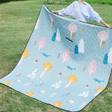 TD® Tapis de pique-nique en tissu de pique-nique épaissi tapis d'extérieur tapis de plage portable tapis de pelouse tapis de camping
