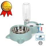 Gamelle pour chien automatique chat gamelle pour chien bols distributeur d'eau chaton bol à boire chiens m Bleu