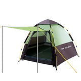 TD® Tente hexagonale à double couche extérieure entièrement automatique camping multi-personnes à ouverture rapide