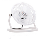 INN® Mini ventilateur de bureau USB petit refroidissement silencieux de table portables alimentés par USB Blanc