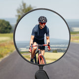 TD® Rétroviseur de vélo rétroviseur convexe pliable de vélo de route de montagne équipement d'équitation de miroir universel