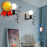 TD® Lampe Murale Moderne - Créatif et Simple - Noir