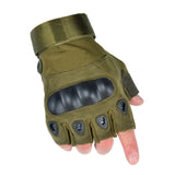 TD® M code vert extérieur cyclisme demi-doigts gants sport anti-coupure résistant à l'usure fitness tactique demi-doigts gants
