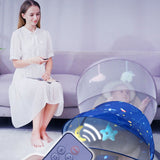 TD® Chaise berçante électrique intelligente pour bébé pliable et lavable mère et bébé coaxial bébé pour dormir lit de berceau blueto